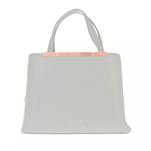Ted Baker Naomii Smooth Leather Tote Mid Grey Tote