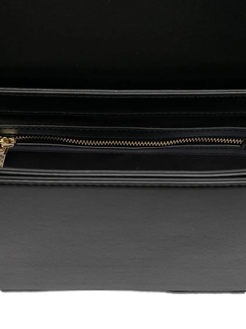 Thumbnail - Love Moschino Hobo Bags - Rectangular Structured Shoulder Bag With Heart Emb - Gr. unisize - in Schwarz - für Damen