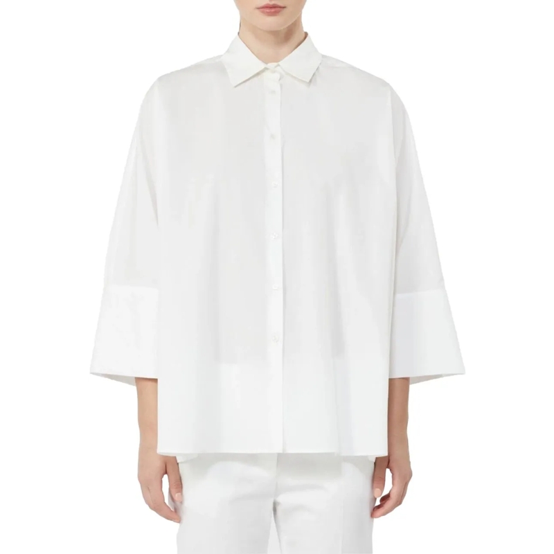 Max Mara Bluse Max Mara Weekend Wkdhudson Blouses Wit 26151111126 weiß(Image 2)