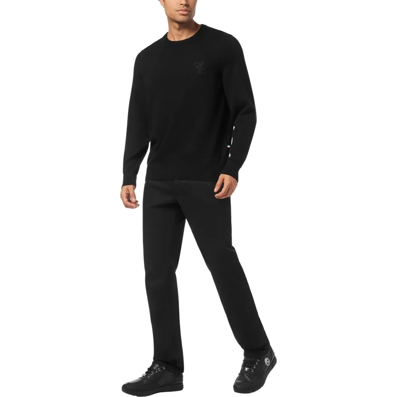 BILLIONAIRE  Pullover Rundhalsausschnitt Ls Love schwarz(Image 3)