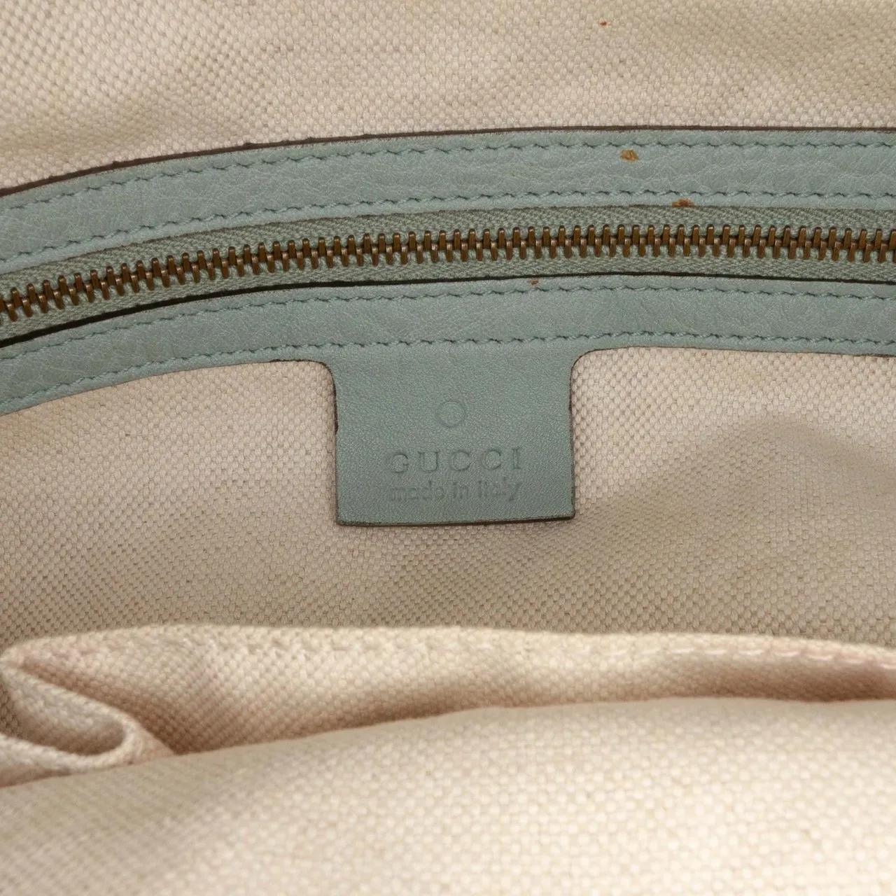 Thumbnail - Gucci Hobo Bags - Leather Twill Satchel - Gr. unisize - in Blau - für Damen
