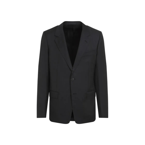 Lanvin Blazer Single Breasted Tailored Grey Virgin Wool Jacket Grey