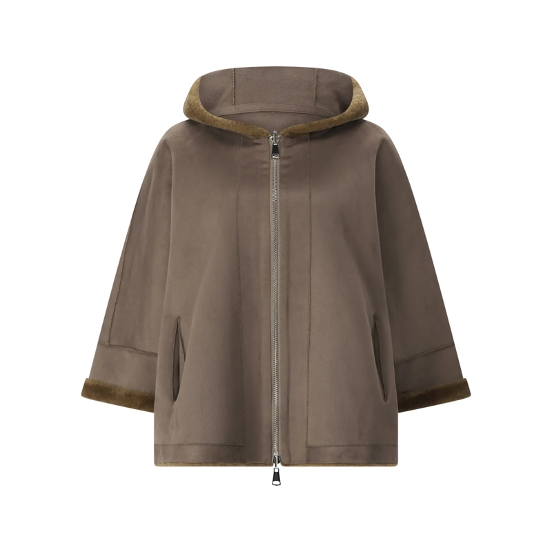 Betta Corradi Übergangsjacke Wendejacke mit Kapuze grau(Image 3)