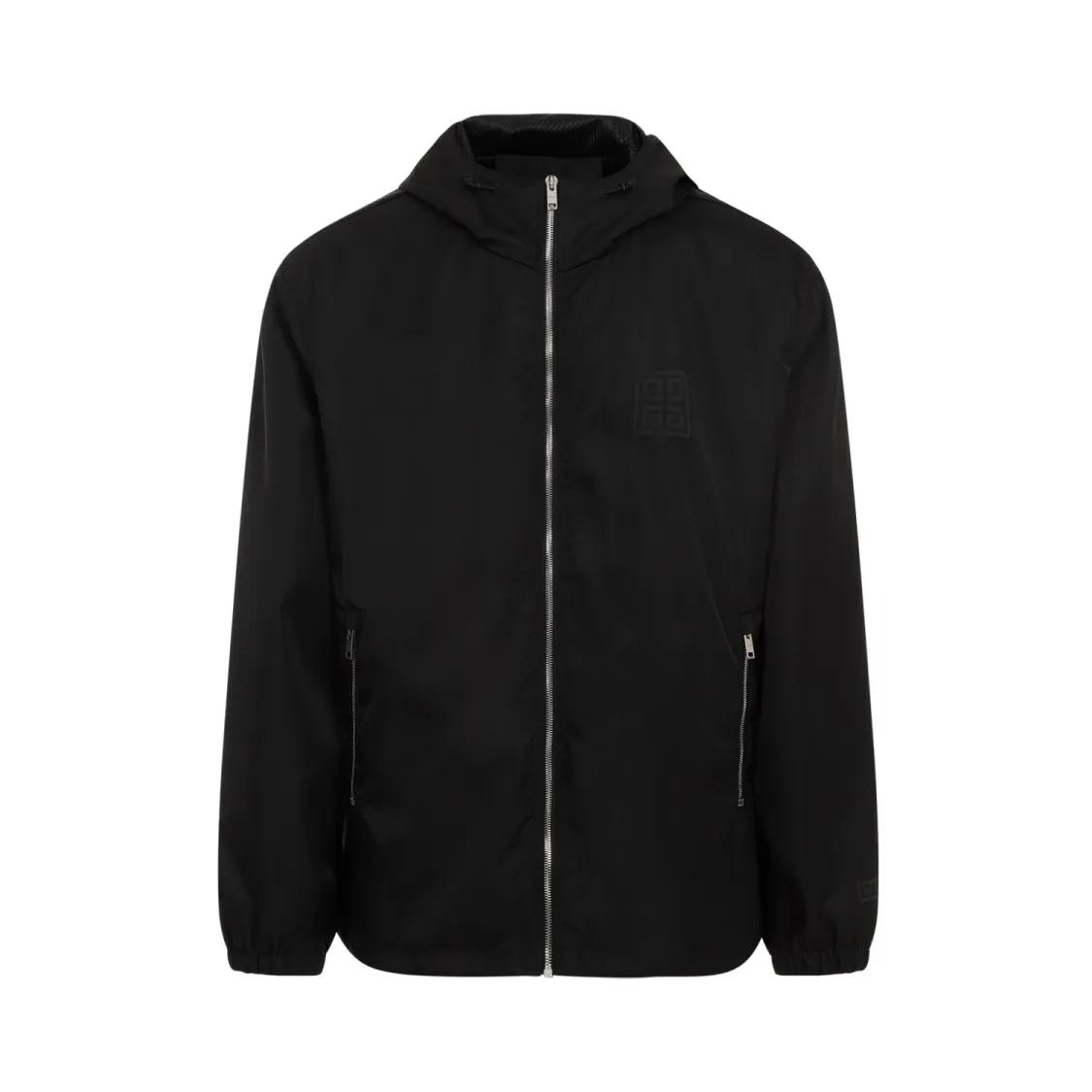 Givenchy - Windbreaker Jacket - Größe 48 - schwarz