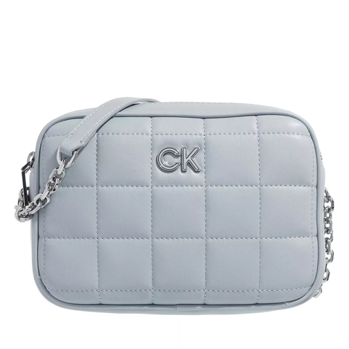 Calvin Klein Re-Lock Quilt Camera Bag Pearl Blue Cameratas
