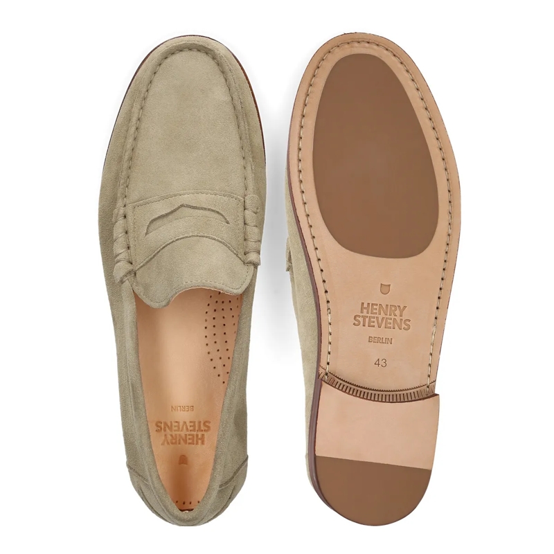 Henry Stevens Mocassin Loafer Riley M PL beige(Image 4)
