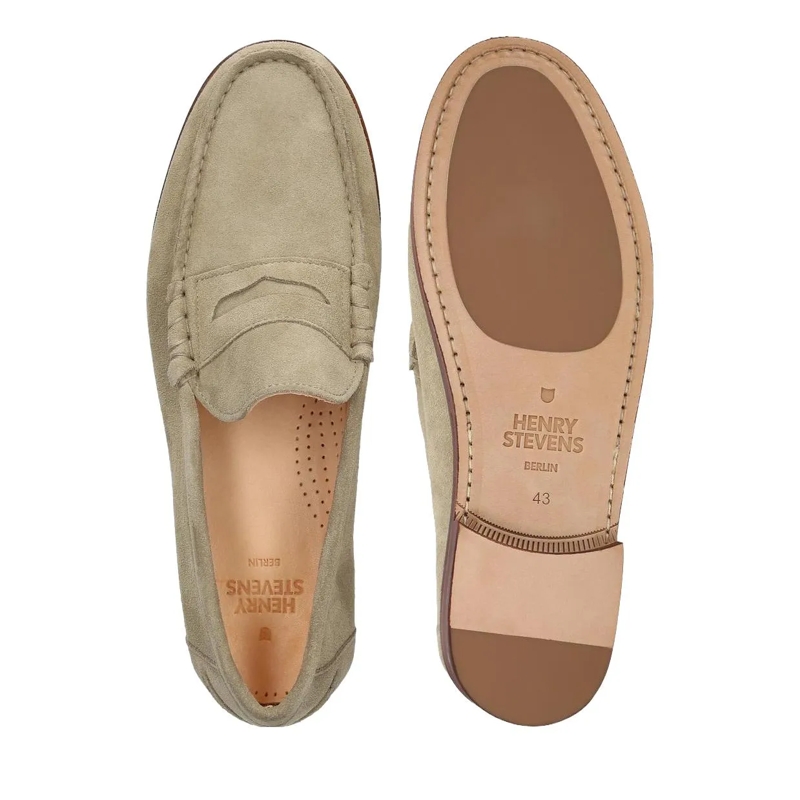 Henry Stevens Mocassin Loafer Riley M PL beige(Image 4)