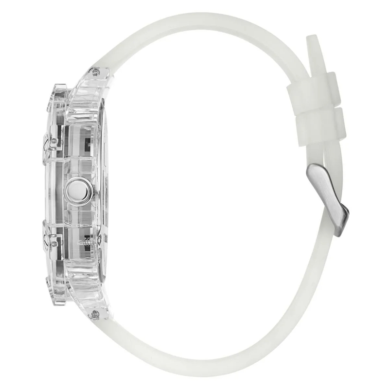 Guess Quarzuhr Quarz-Analoguhr King weiss(Image 2)