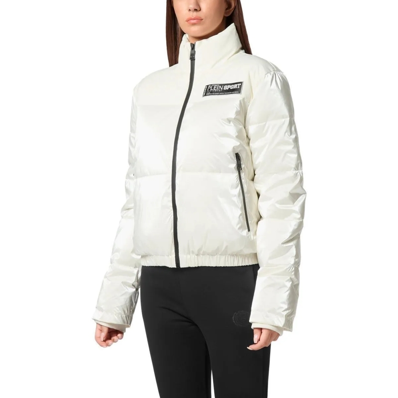Plein Sport Bomberjacke Bomberjacke weiss