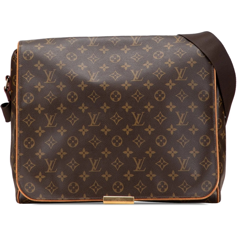 Louis Vuitton Schultertasche Monogram Abbesses braun
