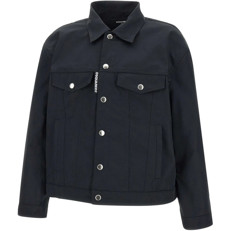 Dsquared2  Ever Jean D2' Jacket Black(Image 2)