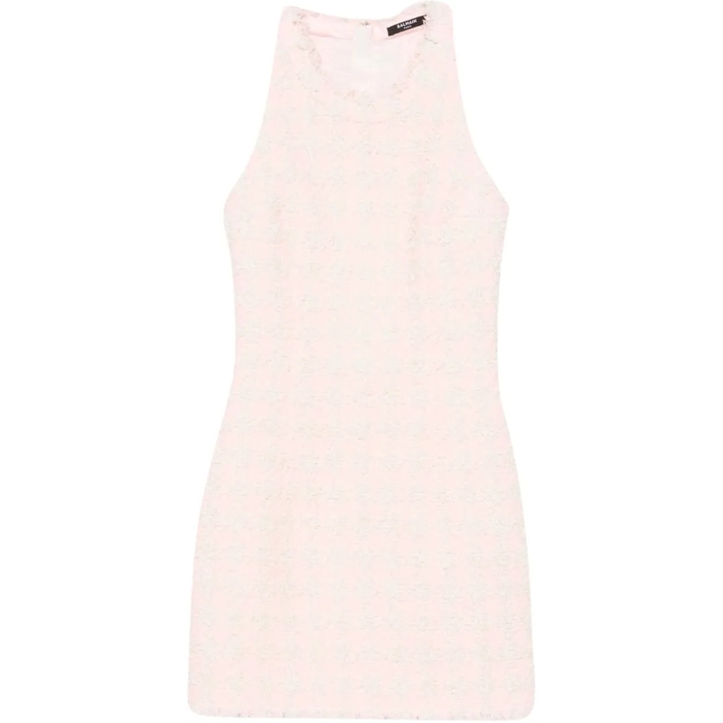 Balmain Midikleid Dresses Pinkbeige rose