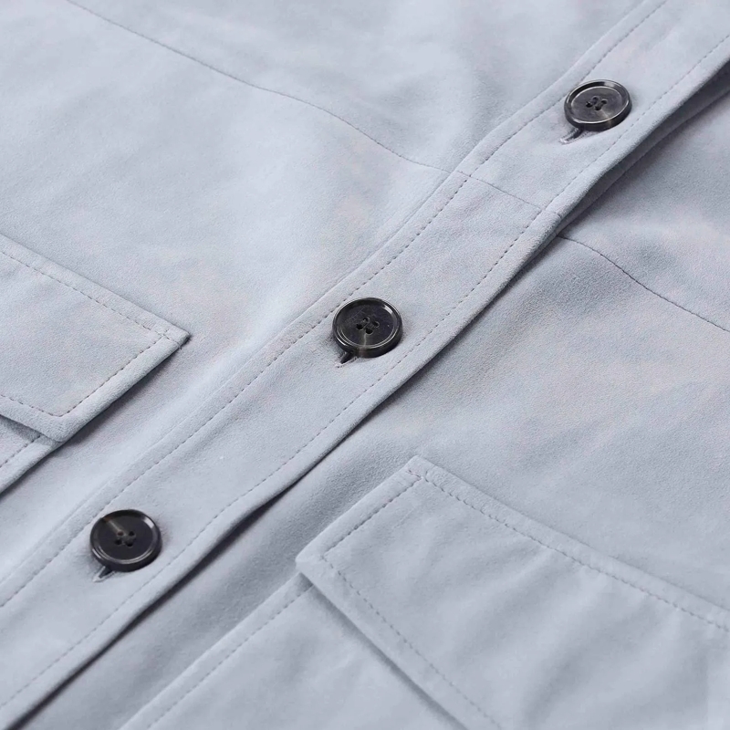 Arma Übergangsjacke Jacke Kaylee aus Veloursleder blau(Image 3)