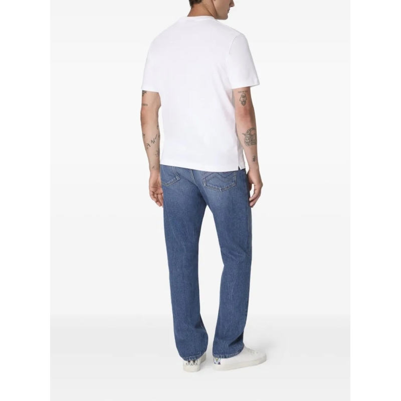 Missoni T-shirt Multicolor Wave Print T-Shirt White(Image 5)