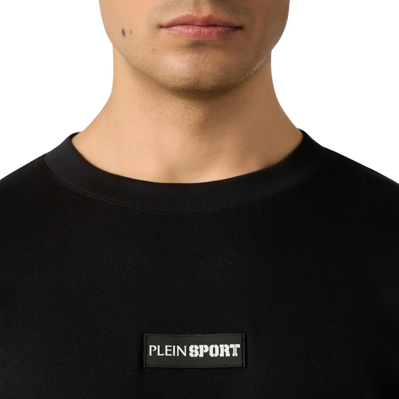 Plein Sport T-Shirt Slub Cotton T-Shirt Scratch schwarz(Image 5)