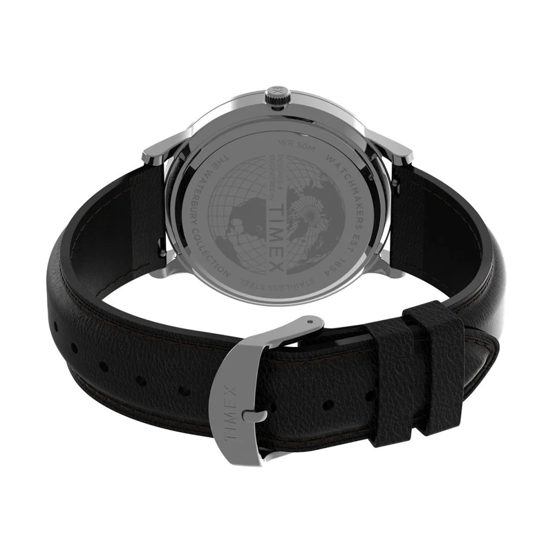 Timex Automatikuhr Analoge Uhr Waterbury Classic Day/Date schwarz (Image 15)