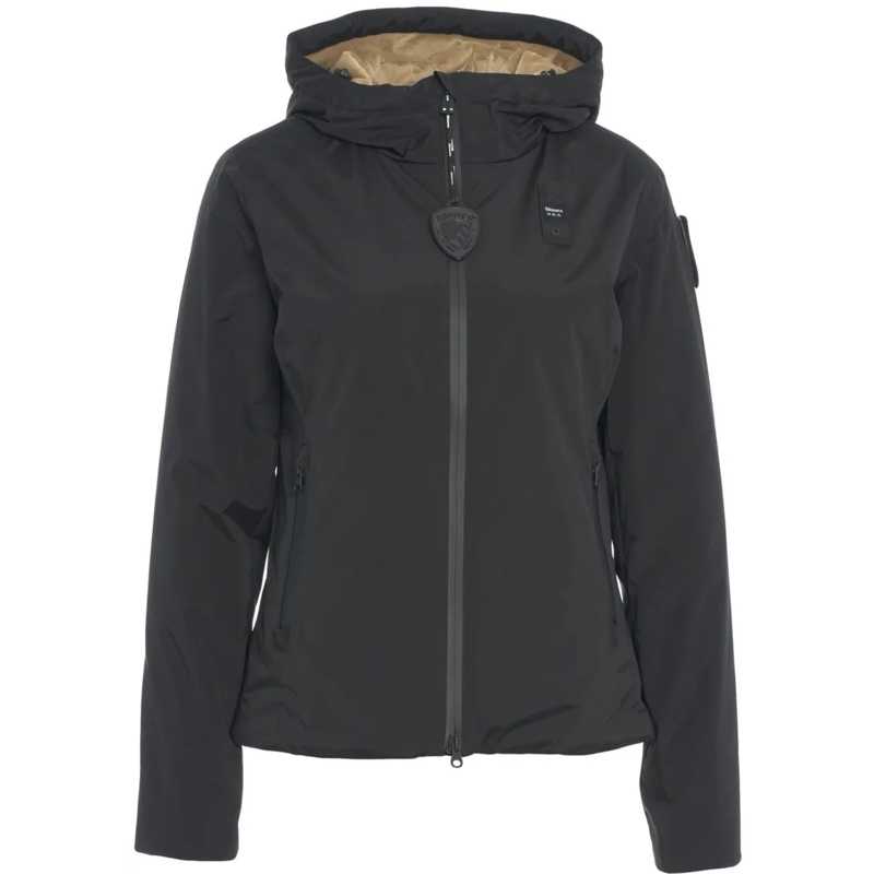 Blauer Übergangsjacke Hooded jacket 'Erie' schwarz