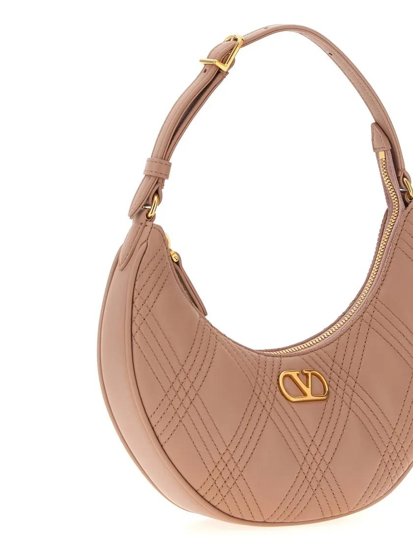 Valentino Garavani Hobo bags 'Quiltie 67'Mini Shoulder Bag in roze