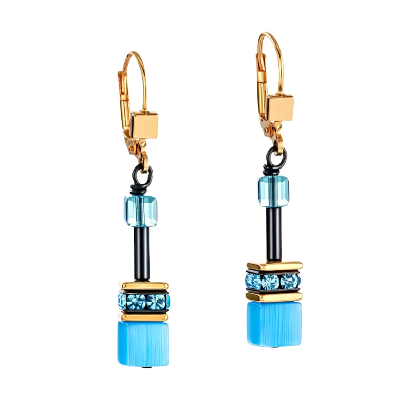 COEUR DE LION Ohrstecker GeoCUBE® Ohrringe bunt