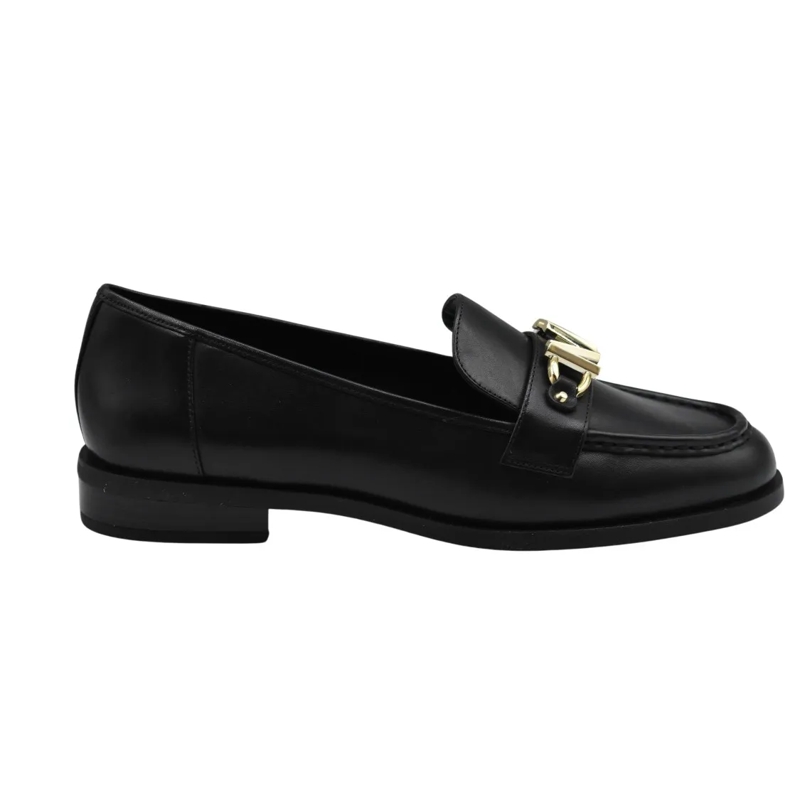 MICHAEL Michael Kors Balletschoenen Laced Flat Shoes With Gold Accent Black