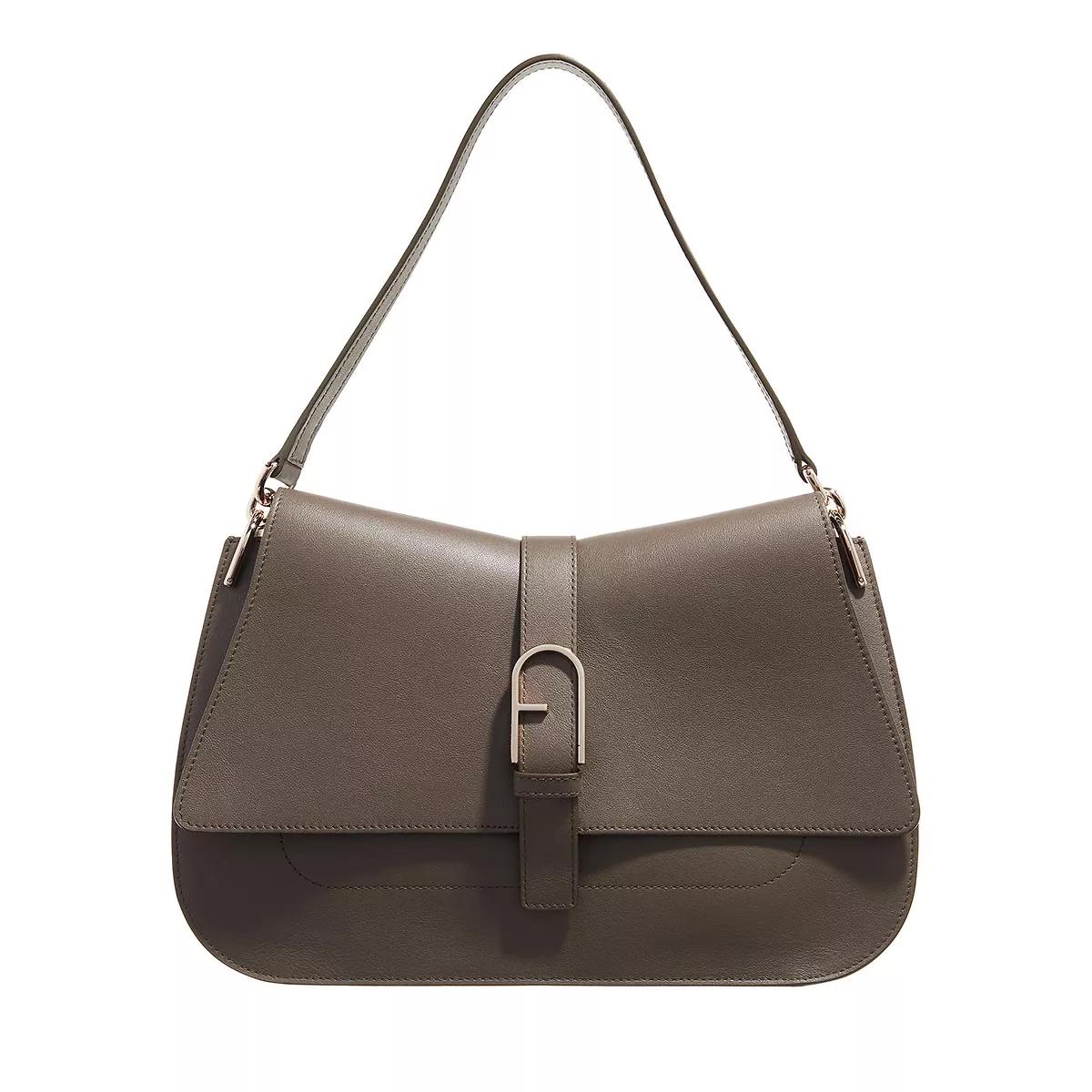 Furla Crossbody Bags - Furla Flow L Top Handle - Gr. unisize - in Grün - für Damen