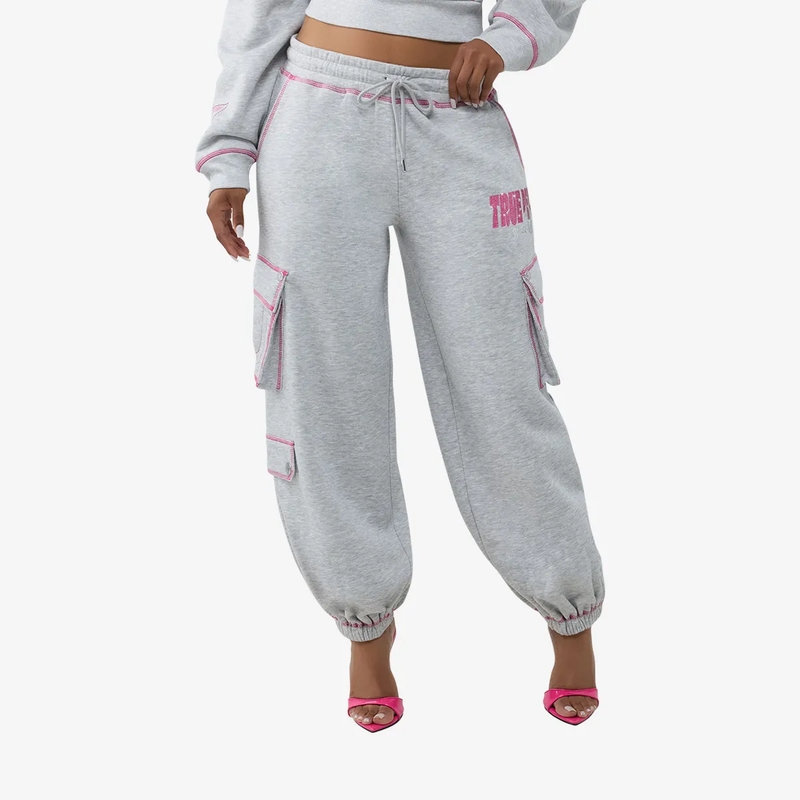 True Religion Jogginghose Sweatpant CRYSTAL grau(Image 8)
