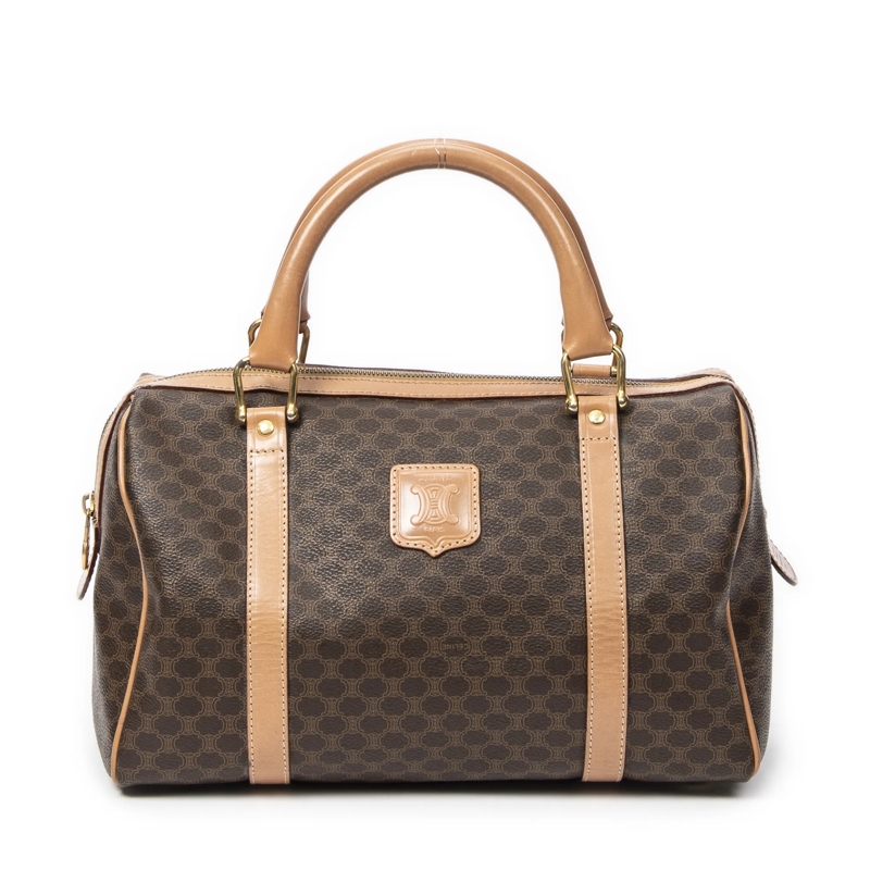 Celine Crossbody Bag Vintage Small Boston braun