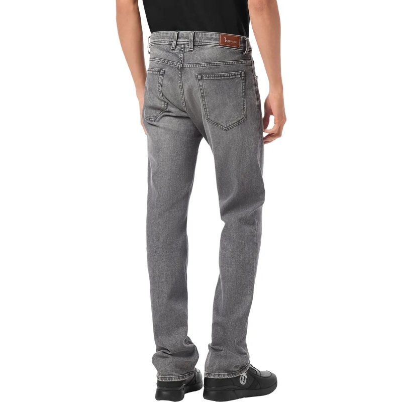 BILLIONAIRE Jeans mit geradem Bein Gerader Schnitt grau(Image 2)
