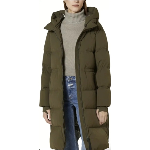 Woolrich Veste de transition Matt Stretch Long Puffer Parka Dark Green grün (Image 3)