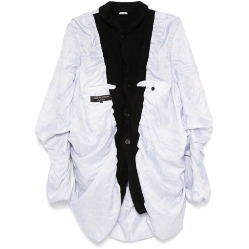 Comme des Garcons Übergangsjacke Panelled Grey Jacket White