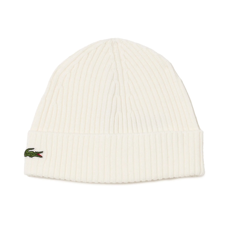 Lacoste Wollmütze Lacoste LACOSTE Unisex Mütze - Strickmütze, Beanie weiss