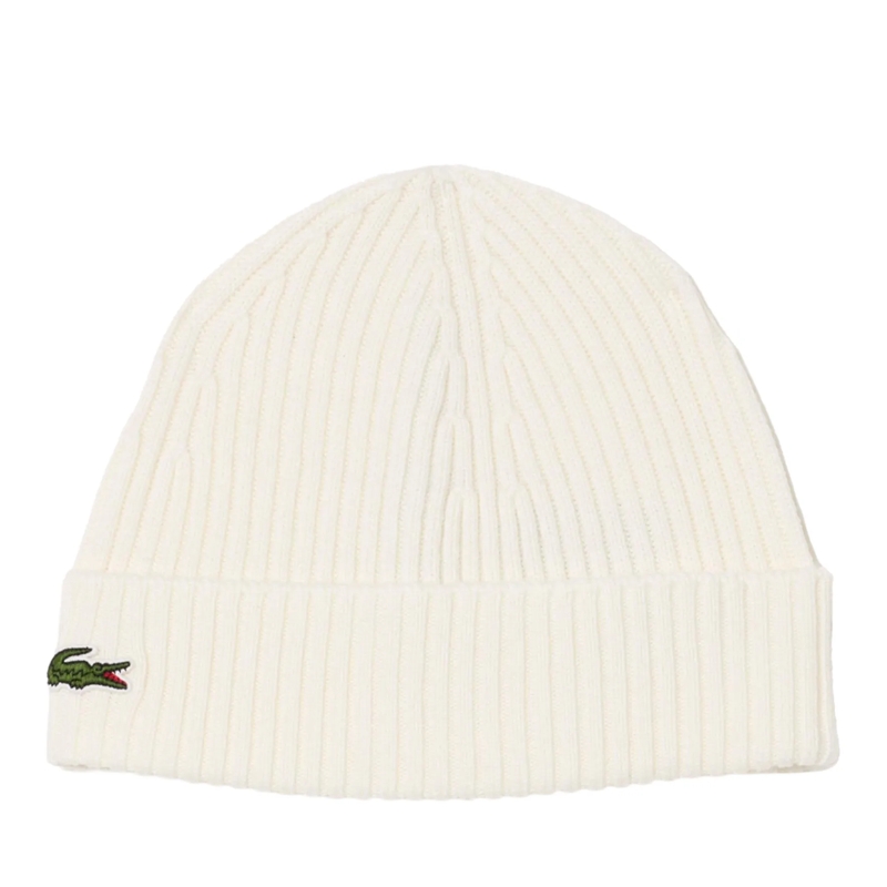 Lacoste Wollmütze Lacoste LACOSTE Unisex Mütze - Strickmütze, Beanie weiss(Image 3)