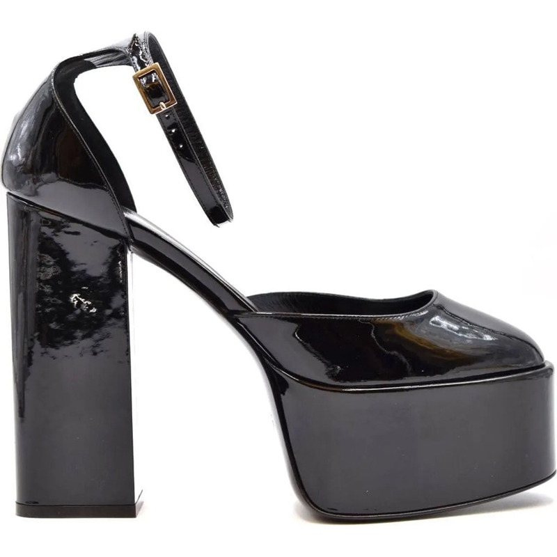 Paris Texas Sandalen Sandals Black schwarz