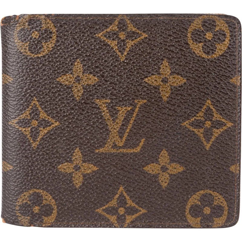 Louis Vuitton Geldbörse Louis Vuitton Canvas Monogram Marco Wallet braun