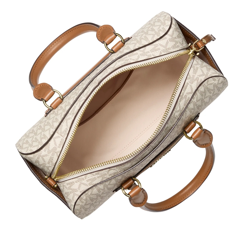 MICHAEL Michael Kors Bowling Bag Xs Duffle Xbody Vanilla/acrn(Image 3)