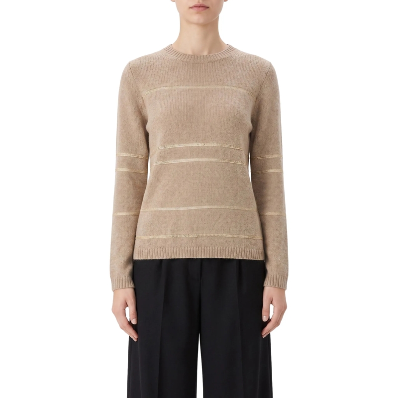 Fabiana Filippi Pullover Pullover aus Woll-Mix beige(Image 2)