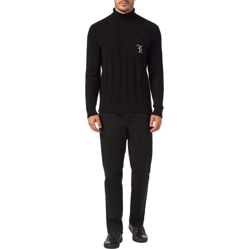 BILLIONAIRE  Rollkragenpullover Double B schwarz(Image 3)