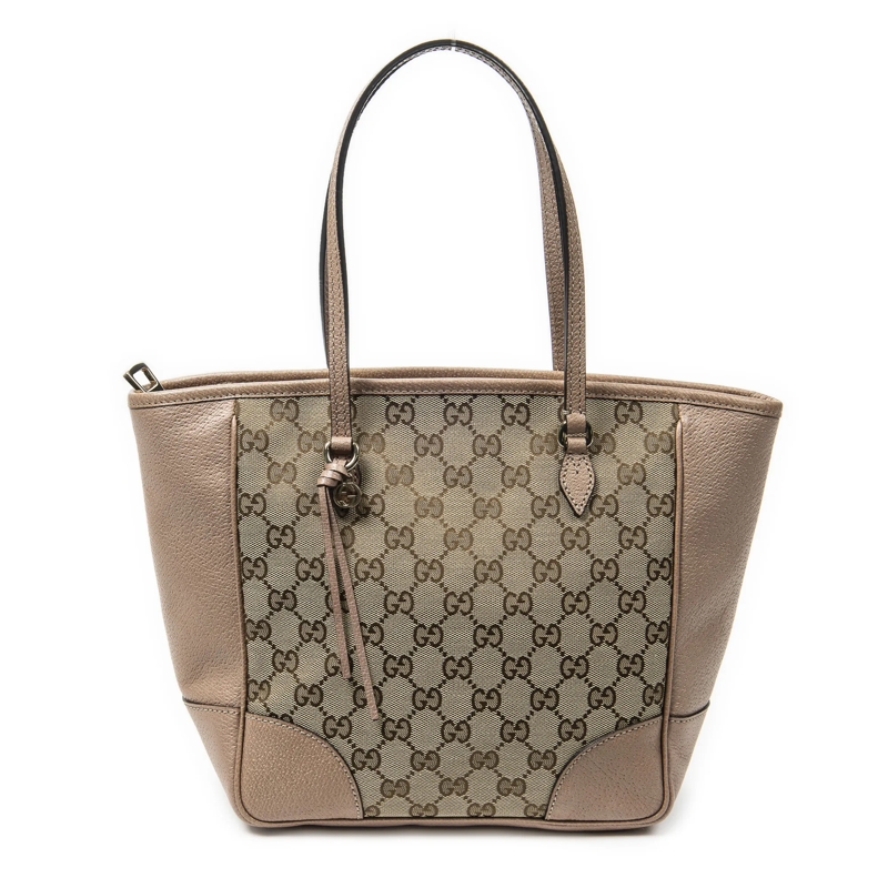 Gucci Crossbody Bag Medium Bree Tote beige