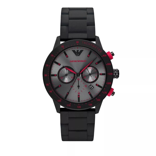 Emporio Armani Chronograph Stainless Steel Watch Multicolored/Black Cronografo
