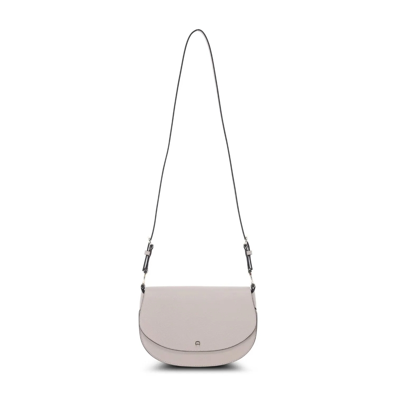 AIGNER Saddle Bag Delia Alpaca Beige(Image 2)