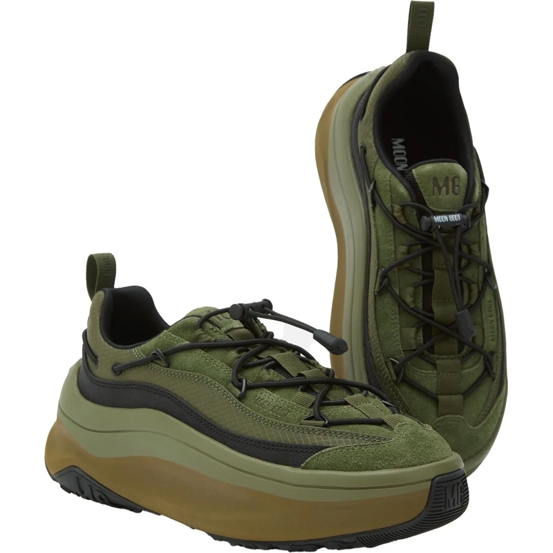 Moonboot Low-Top-Sneaker Moon Boot Mb Moon247 Xlace Sneakers Groen 80d24901 grün(Image 3)