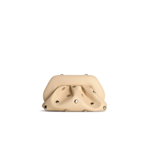 Themoirè 'Tia' Cream Vegan Leather Bag Neutrals Crossbody Bag