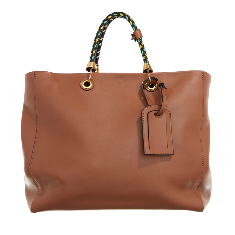 Moschino Shopper Braided Cord Cuoio