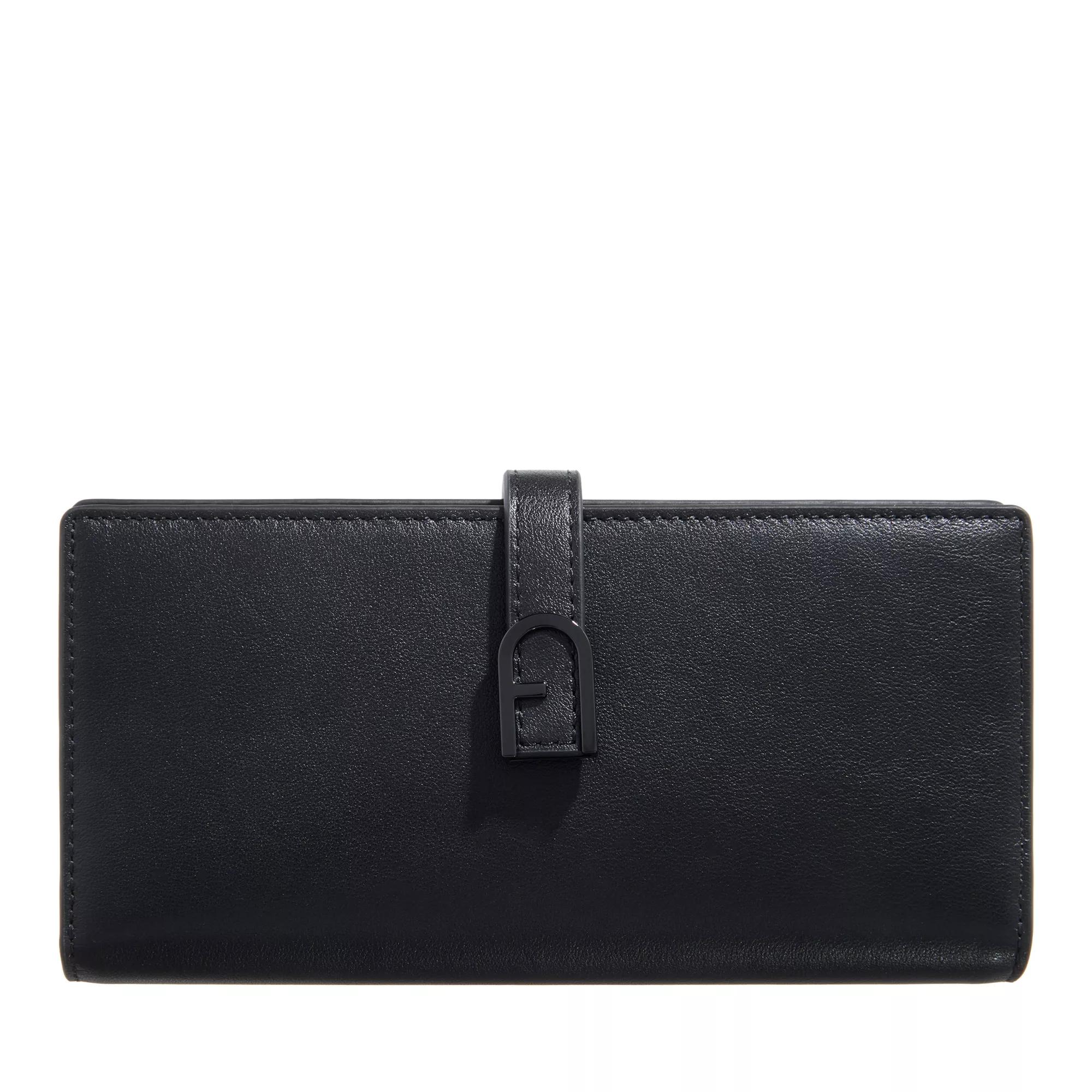 Furla Portemonnaie - Furla Flow Continental Bifold - Gr. unisize - in Schwarz - für Damen