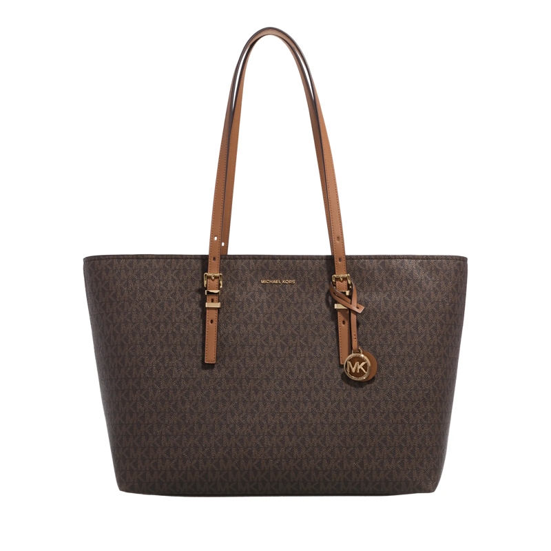 MICHAEL Michael Kors Shopper Quinn Lg Ew Tz Tote Brn/Acorn