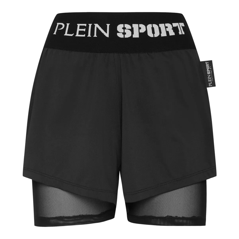 Plein Sport Shorts Shorts schwarz
