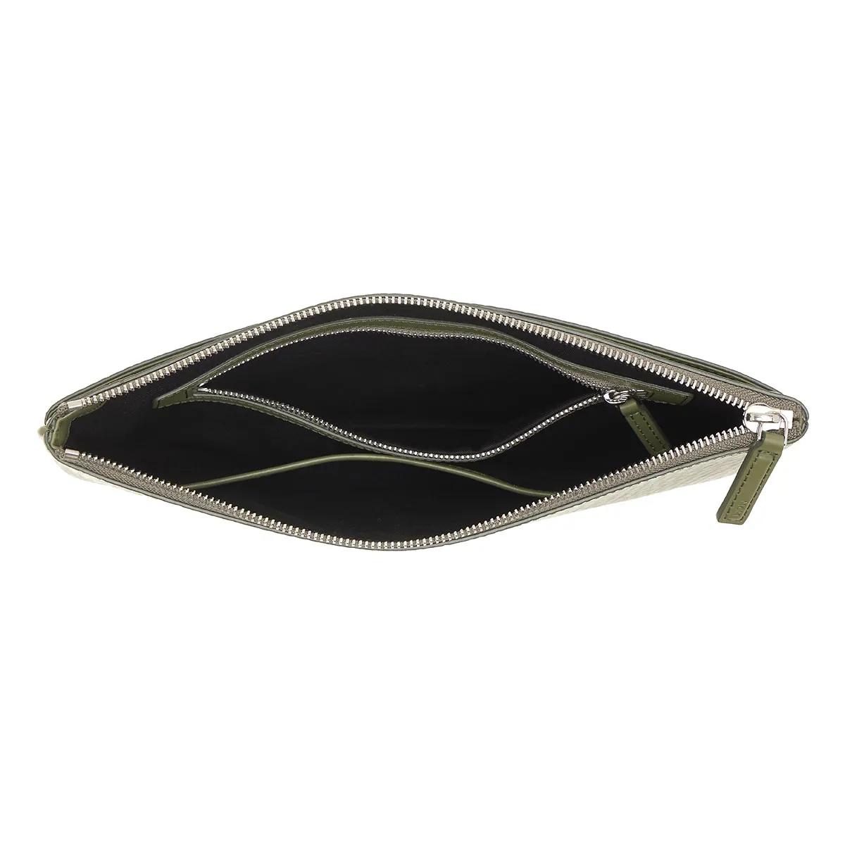MCM Pochettes Aren Pouch Medium in groen
