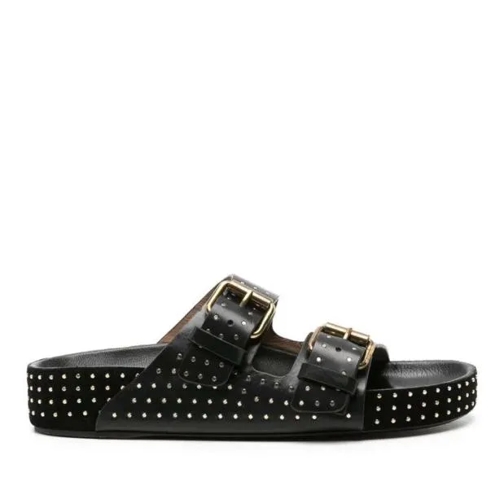 Isabel Marant Sandaal Studded Leather Sandals Black