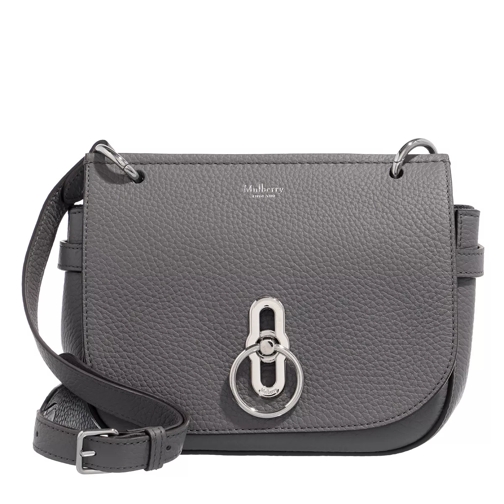 Mulberry Small Soft Amberley Satchel Bag Charcoal Borsetta a tracolla