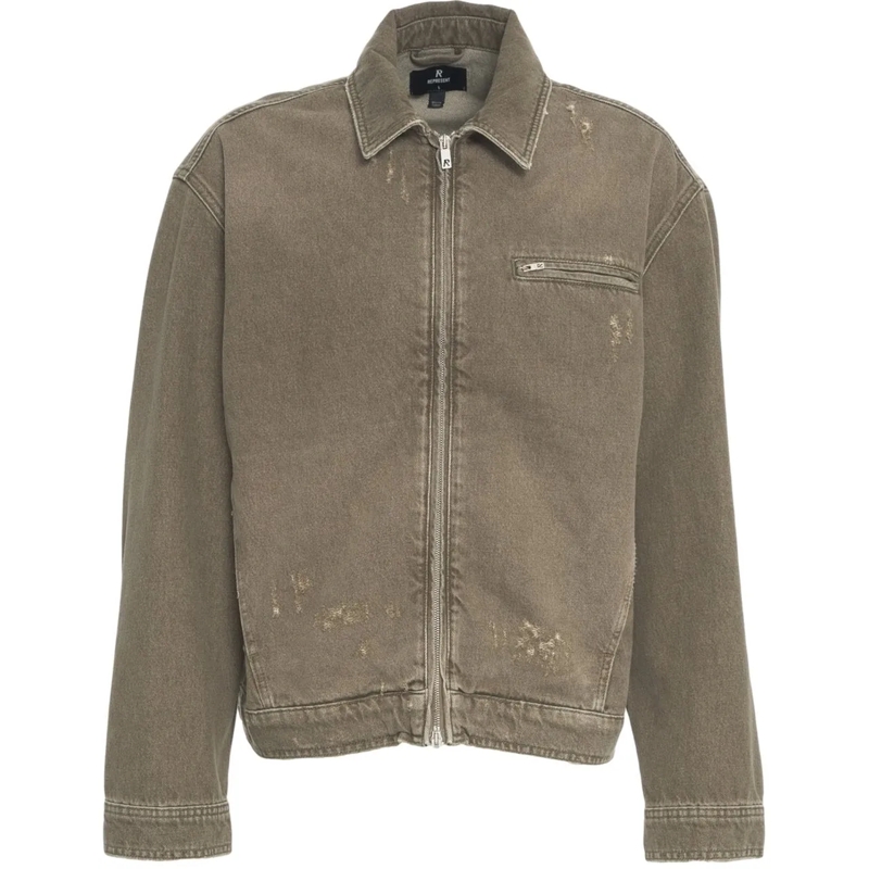 Represent Doudoune Denim jacket grün